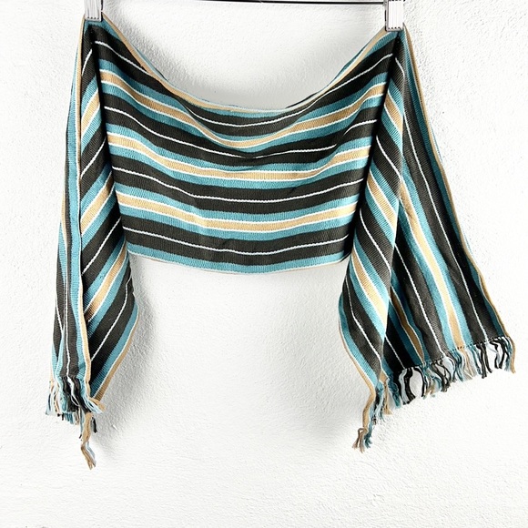 🦚🤎BUNDLE OF SCARVES!! Teals & Browns Random Mix - Picture 5 of 16